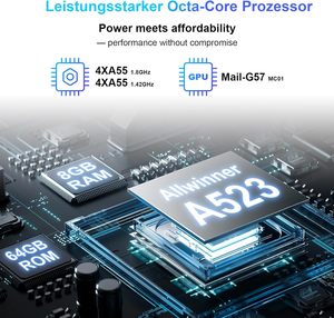 Awow <span class=keywords><strong>2025</strong></span> Mô Hình 10 Inch <span class=keywords><strong>Android</strong></span> 14 Máy Tính Bảng PC Mới Nhất Octa Lõi 8GB RAM 64GB 1Tb TF Wifi 6 2.4G Cho Bluetooth 5.0 6000MAh Pin - Product Image 3