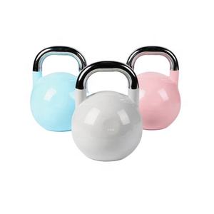 चीन ने जिम पावर ट्रेनिंग प्रतियोगिता केटलबेल 4-48 किलोग्राम वजन उठाने वाली स्टील स्प्रे रंगीन केटबेल - Product Image 5