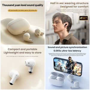 Vente en gros Écouteurs intra-auriculaires sans fil TWS Écouteurs sans suppression de bruit pour les <span class=keywords><strong>jeux</strong></span> musicaux et les sports Écouteurs sans suppression de bruit - Product Image 3