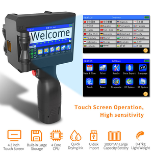 Imprimante jet d'encre portable 12,7 mm à <span class=keywords><strong>prix</strong></span> réduit pour date d'expiration, numéro de série et code de lot - Vente chaude - Product Image 3