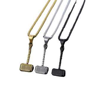 Pendentif marteau personnalisé de haute qualité européen et américain Pendentif coulée en acier inoxydable Commerce extérieur transfrontalier - Product Image 5