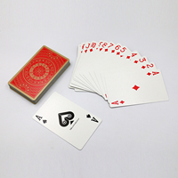 Jeu de cartes à jouer personnalisé avec design coloré, impression feuille d'or, cartes de poker personnalisées avec boîte d'impression, vente en gros OEM, MOQ 1000 jeux