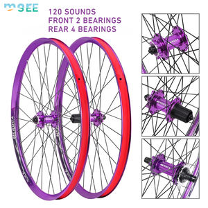 SeeMore Paire de roues de VTT frein à disque en aluminium 26/27.5 pouces 120mm AM tout-terrain haute résistance 35mm largeur pièces de vélo <span class=keywords><strong>roue</strong></span> - Product Image 4