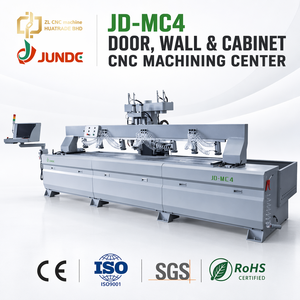 Machine JUNDE pour la découpe latérale des poignées et des charnières de cadres de fenêtre intégrés en aluminium, bois et plastique pour armoires murales et portes - Product Image 1