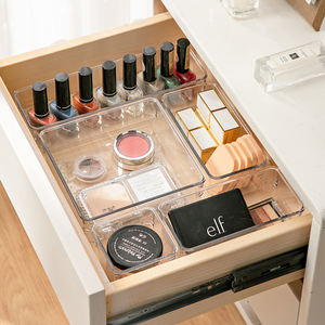 Organizzatore cosmetico <span class=keywords><strong>trasparente</strong></span> del cassetto della <span class=keywords><strong>scrivania</strong></span> del pennello di trucco di vendita calda - Product Image 2