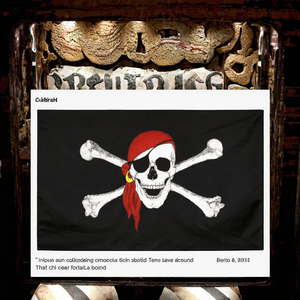 Bandera personalizada 3x5ft Jolly Roger Pirate Dead Man Chest Flags Crossbones Sabres Swords Impreso digital para <span class=keywords><strong>seguro</strong></span> automotriz - Product Image 3