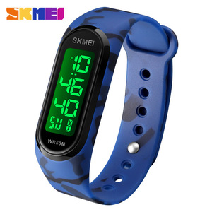Skmei <b>Rectangular</b> Wristband Digital <b>Watch</b> Water Resistant 50M Unisex Sports <b>Watch</b> With Luminous Display For Outdoor Activities - Product Image 1