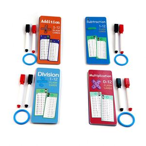 Tabla de Multiplicar, Herramientas de Aprendizaje, Material Didáctico de Matemáticas, Tarjetas de Memoria para Sumas, Restas <span class=keywords><strong>y</strong></span> Multiplicaciones - Product Image 5
