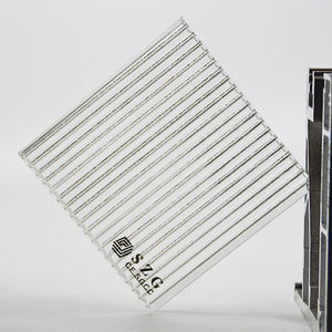 กระจกใสลายร่องแบบมอโร ขนาด 3 มม. 4 มม. 5 มม. 8 มม. 10 มม. 12 มม. - Product Image 3