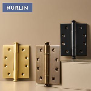 Nurlin Rắn Brass Dày Và Mạnh Mẽ Cửa Cổng Bản Lề Matte Brass <span class=keywords><strong>Antique</strong></span> Brass Đen Mảnh Duy Nhất Giá - Product Image 2