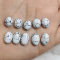3x5 4x6 5x7 6x8 8x10 8x12 10x12mm ligne noire bleu/vert/rouge/rose demi-ovale turquoise Cabochons en pierre, pour les découvertes de bijoux DIY