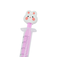 Seringue nasale pour enfants, dessin animé animal, 10 ml, irrigateur nasal manuel portable pour le soin du nez des enfants
