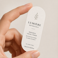 Autocollant personnalisé Yingao pour emballage cosmétique, vinyle découpé, imperméable, professionnel, pour gloss à lèvres, flacon de shampoing