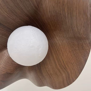 <span class=keywords><strong>Suspension</strong></span> moderne en noyer 40 cm, style nordique, <span class=keywords><strong>pour</strong></span> salle à manger, îlot de <span class=keywords><strong>cuisine</strong></span>, luminaire LED de plafond - Product Image 5