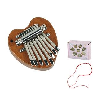 8 <span class=keywords><strong>Tone</strong></span> Thumb Piano Card Kalimba Finger Piano Portable Principiante Niños Instrumentos musicales Juguetes - Product Image 4