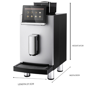 Machine à café professionnelle entièrement automatique à écran tactile, intelligente, du grain à la tasse, pour les entreprises - Product Image 4
