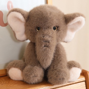 Peluche peluche peluche creativo elefante grigio accogliente peluche bianco <span class=keywords><strong>rosa</strong></span> peluche - Product Image 4