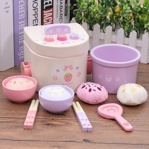 Meilleures ventes de jouets en bois pour enfants, jouets de <span class=keywords><strong>cuisine</strong></span> créatifs, jouets de simulation de cuisinière à riz, ensemble de puzzles de <span class=keywords><strong>cuisine</strong></span> en bois, jouets pour enfants - Product Image 2
