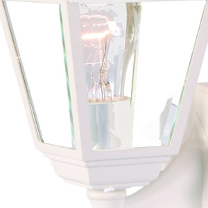 HMS moderno braccio oscillante bianco per esterni luce da parete LED/CET bianco caldo IP65 acciaio inossidabile/alluminio Base energia solare - Product Image 5