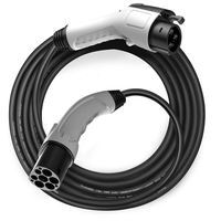 Nouveau câble de charge pour véhicules électriques 7 kW 10 m monophasé Type 2 vers Type 1 avec câble long pour voitures électriques
