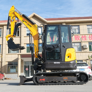 SHANDING Fabrik Kubota-Motor Mini-Bagger Landwirtschaftlicher Raupenbagger 2 Tonnen Mini-Bagger 4 Tonnen Hydraulikbagger Zum Verkauf - Product Image 5