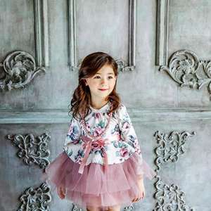 Robe tutu fleurie d'automne pour filles chinoises, tendance pour enfants - Product Image 4