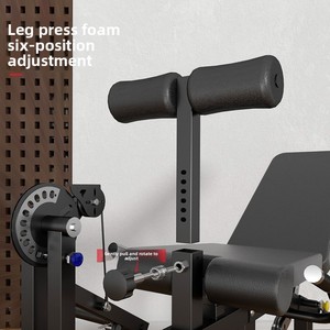 Appareil multifonctionnel 3-en-1 pour l'entraînement des jambes : <span class=keywords><strong>presse</strong></span> assise, extension des jambes, tonification des cuisses intérieures/extérieures, abdominaux et levage des fessiers - Product Image 3