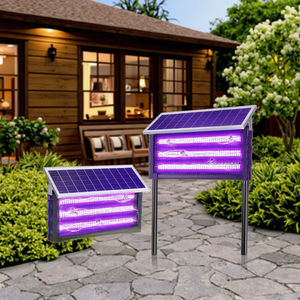 USB Video recargable <span class=keywords><strong>Mosqui</strong></span> partes del cuerpo LED Bug Zapper luz púrpura Solar Mosquito Killer lámpara inteligente - Product Image 3