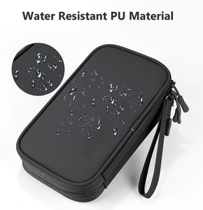 Estuche Organizador de Electrónicos Grande y Ligero de Lona con Cierre de Cremallera, Muestra Gratis, Bolsa Organizadora de Cables para Viajes - Product Image 3