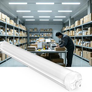 โคมไฟ LED แบบกันน้ำกันฝุ่น CE ROHS 125LM/W 18W 36W 45W IP65 เชื่อมต่อได้ อายุการใช้งานยาวนาน สำหรับโรงงาน - Product Image 1