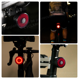 Thông Minh Phía Sau Xe Đạp Ánh Sáng Với Định Vị Xe Đạp Đuôi Ánh Sáng Tracker Cảnh Báo Không Thấm Nước LED Đi Xe Đạp Đèn Hậu Đêm Cưỡi - Product Image 5