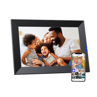 Bingkai foto Digital 10.1 inci, bingkai foto Digital dengan kontrol sentuh Wifi HD, Album foto Cloud elektronik, Format Video dan MP3 Audio