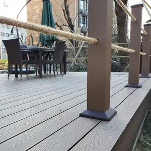 Wpc Terras Decking Hout Kunststof Composiet Outdoor Vloeren Panel Beter dan Pvc Schuim Vloeren