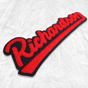 Wholesale Streetwear Music and Vintage Theme Patch Durable Chenille Embroidered Patch - Product Image 4