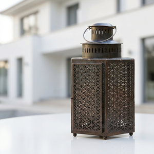 Latest Antique <b>Black</b> Metal Candle <b>Lantern</b> for Home & Patio Decoration Manufacturer from India - Product Image 1