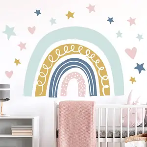 Removable Kids Baby Room DIY Wall Stickers For Bed Decal Art Wall Mural For Living Room Background Decoration