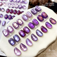 Vernis à ongles en gel UV XEIJAYI, fournitures pour ongles, peinture pour ongles, 8 couleurs violettes, usage en salon, norme européenne, sans TPO ni HEMA, OEM ODM, vente en gros