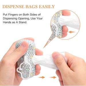 Crystal Dogs <span class=keywords><strong>Poop</strong></span> Bags Dispensador <span class=keywords><strong>Diamond</strong></span> Pets Bolsa de basura Titular - Product Image 4