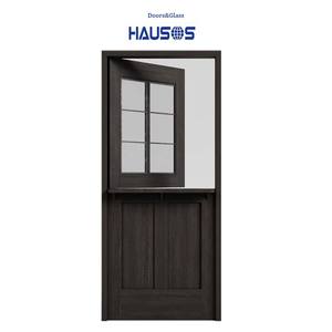 Exterior tradicional caballo dividido puertas estables para la venta entrada Bahía barata bahía de madera maciza exterior granero puerta holandesa con manija - Product Image 6