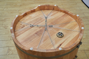 <span class=keywords><strong>Bañera</strong></span> japonesa redonda de madera <span class=keywords><strong>para</strong></span> niños, juego de <span class=keywords><strong>bañera</strong></span> de pie libre, barato - Product Image 3