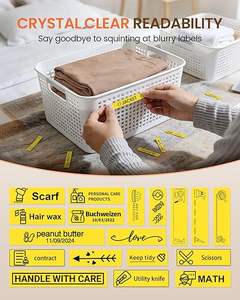 Compatible con <span class=keywords><strong>Brother</strong></span> Tze 631, Cinta de Etiquetas Laminada Negra sobre Amarilla de 12 mm (0.47 Pulgadas) - Product Image 4