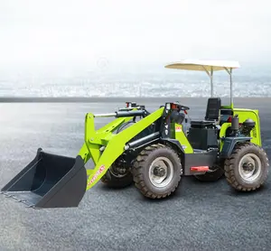 Mini Loader Kleine Wheel Drive Loader Elektrische/Dieselmotor Snelle Levering Prijs Voor Verkoop