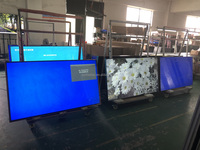 Usine 75 pouces Smashproof LCD moniteur écran avec verre trempé grands écrans de télévision publicitaires lcd pour Restaurant, Hôtel