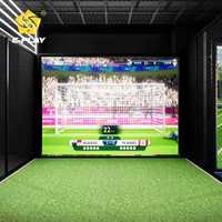 Simulateur de football de réalité virtuelle 4D professionnel Eplay avec des fonctionnalités sensorielles améliorées, jeu de tir au but