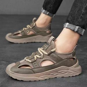 Men's New Winter/Spring/Autumn Lace-Up Outdoor Beach <b>Shoes</b> <b>Soft</b> Non-Slip Platform Breathable Mesh Lightweight Casual Sports - Product Image 3