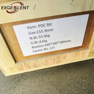 מקדח PDC בהתאמה אישית 215.9 מ\"מ, חותכי שורה כפולה לעמידות גבוהה בפני שחיקה, לעבודות קידוח בארות נפט וכרייה. - Product Image 5