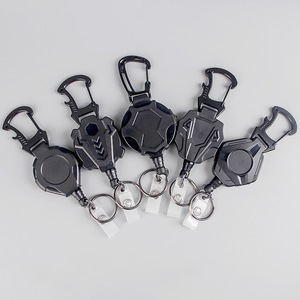 Portachiavi Multifunzionale Telescopico Automatico Retrattile con Cavo in Acciaio Anti-smarrimento e Anti-furto per Alpinismo - Product Image 2