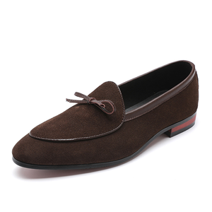 Zapatos de Vestir y Oxford para Hombre, con Logotipo Personalizado, de Primavera y Otoño, de Gamuza y Cuero PU, con Suela de Goma Antideslizante e Impermeable - Product Image 6