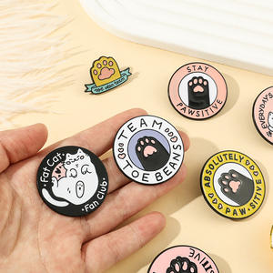 Металлические значки с принтом в виде кошки - Product Image 1