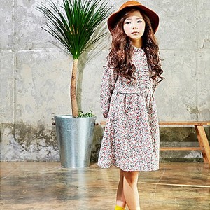 Vêtements pour enfants en gros, robe à fleurs pas chère pour fille corpulente - Product Image 4